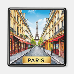 Imán Recuerdo de vacaciones en París Francia De tu viaj