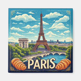 Imán 🧲 Recuerdo de vacaciones en París Francia para vi