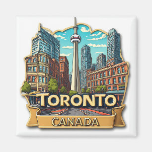 Imán Recuerdo de Vacaciones en Toronto 🍁
