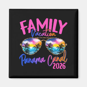 Imán Recuerdo de vacaciones familiares a juego en Panam