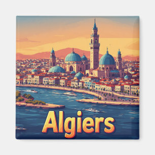 Imán 🧲 Recuerdo de viaje a Argel Argelia 🌍
