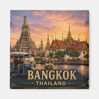 Imán 🧲 Recuerdo de viaje a Bangkok Tailandia para turi