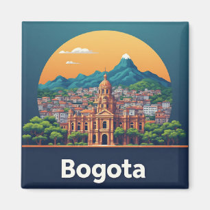 Imán Recuerdo de viaje a Bogotá Colombia para amantes d