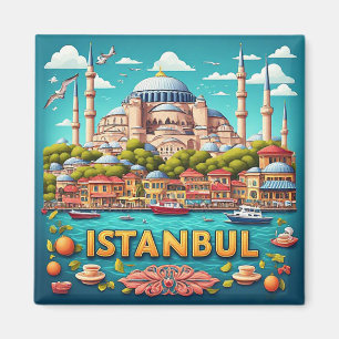 Imán 🧲 Recuerdo de viaje a Estambul Turquía para visit