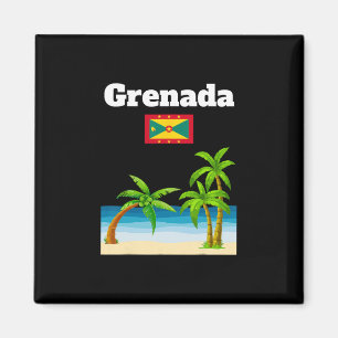 Imán Recuerdo de viaje a Granada Bandera de Granada Vac