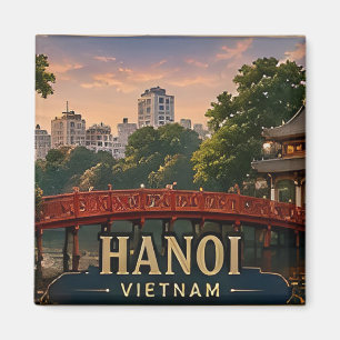 Imán 🧲 Recuerdo de viaje a Hanoi Vietnam para visitant