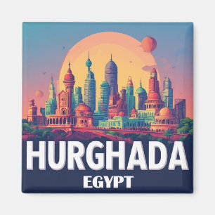Imán Recuerdo de viaje a Hurghada Egipto para turistas