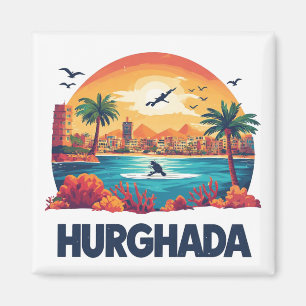Imán Recuerdo de viaje a Hurghada Egipto Regalo para ex