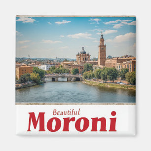 Imán Recuerdo de viaje a la isla de Moroni Comoras 🌴