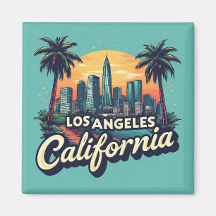 Imán Recuerdo de viaje a Los Ángeles California