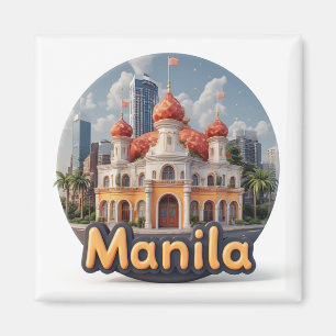 Imán Recuerdo de viaje a Manila Filipinas