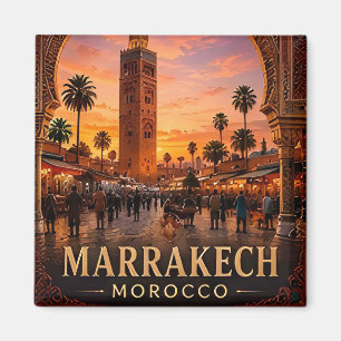 Imán 🧲 Recuerdo de viaje a Marrakech Marruecos para vi