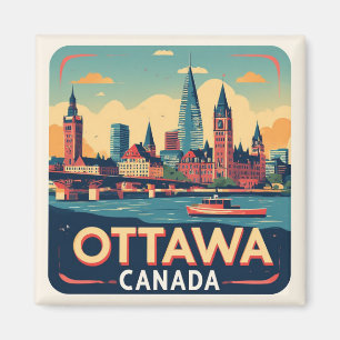 Imán Recuerdo de viaje a Ottawa Canadá