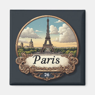 Imán 🧲 Recuerdo de viaje a París Francia para colecció