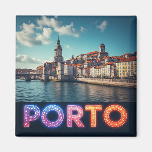 Imán 🧲 Recuerdo de viaje a Porto Portugal para días de