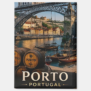 Imán 🧲 Recuerdo de viaje a Porto Portugal para visitan