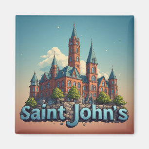 Imán Recuerdo de viaje a Saint John’s Antigua 🗺️