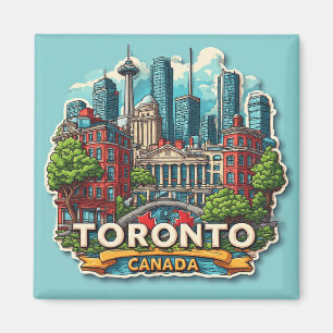 Imán Recuerdo de viaje a Toronto 🍁