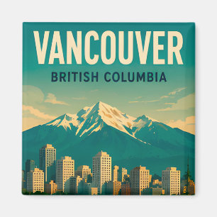Imán Recuerdo de viaje a Vancouver Canadá