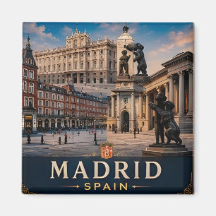 Imán 🧲 Recuerdo de viaje de fin de semana a Madrid des