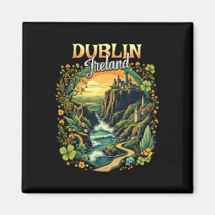Imán Recuerdo de viaje de vacaciones de Irlanda Dublín