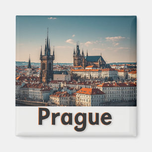 Imán Recuerdo de viaje del casco antiguo de Praga, Repú
