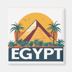 Imán Recuerdo de viaje familiar a Egipto para recuerdos