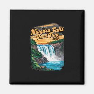 Imán Recuerdo de viaje por carretera a Niagara Falls va