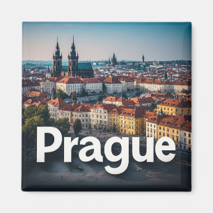 Imán Recuerdo de viaje por la ciudad de Praga