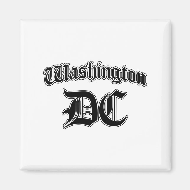Imán Recuerdo de Washington Dc Manga Larga  (Frente)