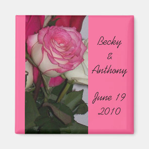 Imán recuerdo del boda