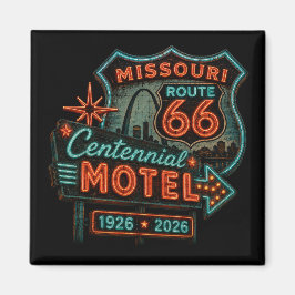 Imán Recuerdo del Centenario de la Ruta 66 de Missouri