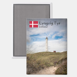 Imán Recuerdo del Faro de Lyngvig
