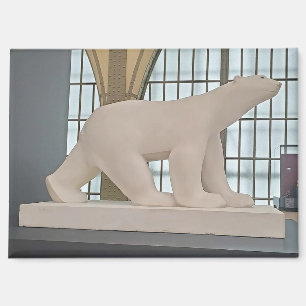 Imán Recuerdo del Oso Polar de François Pompon