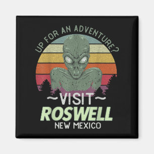 Imán Recuerdo divertido de la cabeza alienígena de Rosw