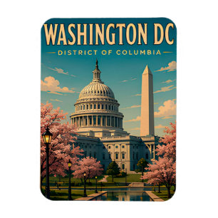 Imán Recuerdo emblemático de Washington DC EE. UU.