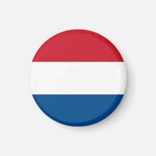 Imán Recuerdo Moderno de la Bandera de los Países Bajos