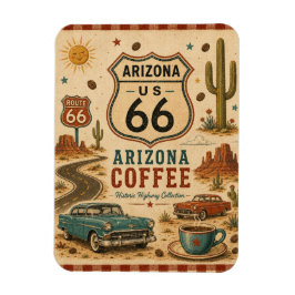 Imán Recuerdos de Arizona Route 66 Desert Diner
