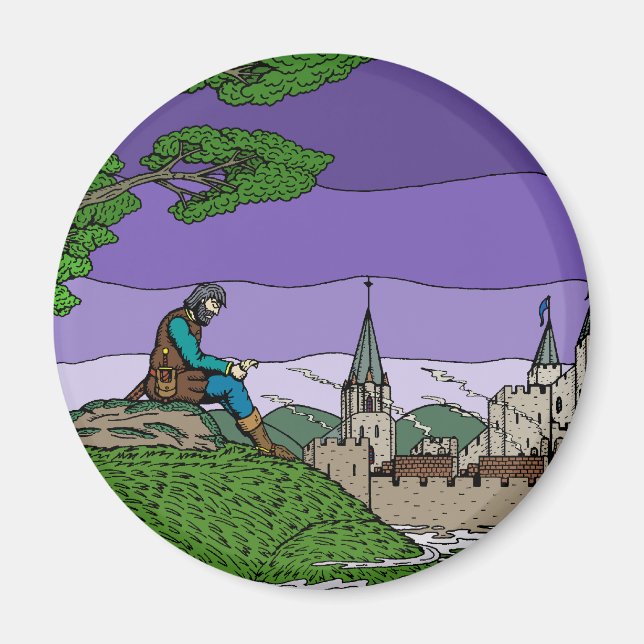 Imán Recuerdos de Camelot (Frente)