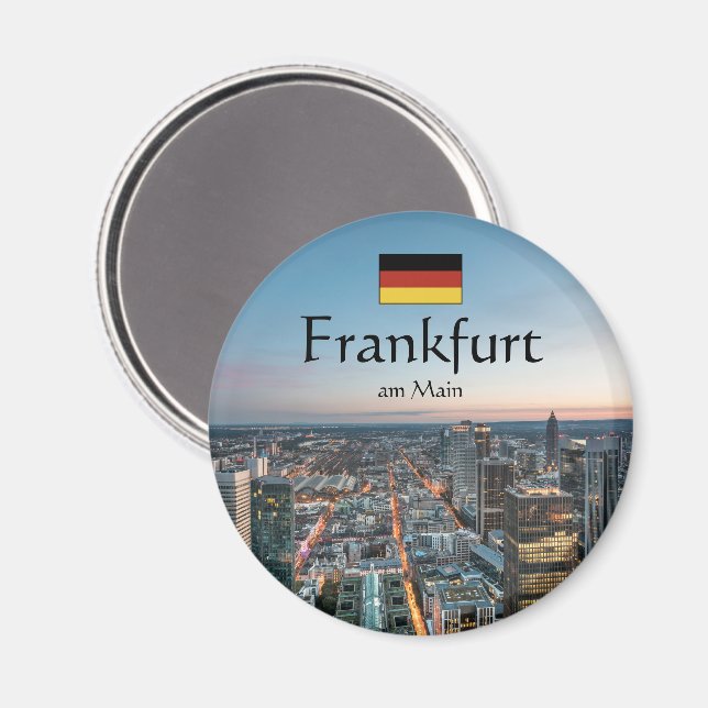 Imán Recuerdos de Frankfurt Germany (Anverso/Reverso)