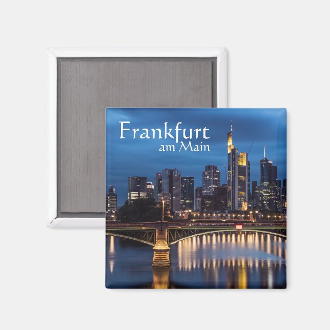 Imán Recuerdos de Frankfurt Germany (Anverso/Reverso)