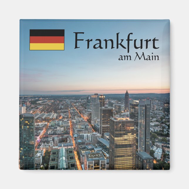 Imán Recuerdos de Frankfurt Germany (Frente)