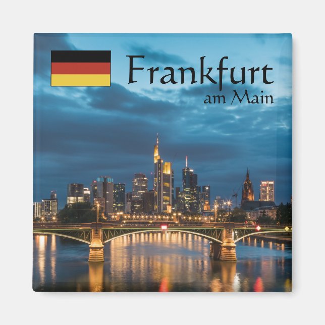 Imán Recuerdos de Frankfurt Germany (Frente)