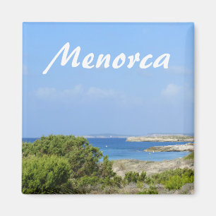Imán Recuerdos de la costa de Menorca