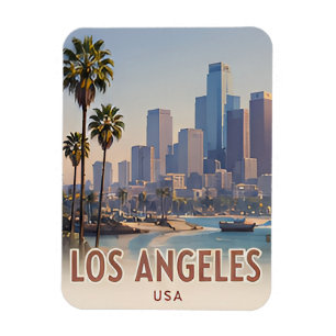 Imán ✈️ Recuerdos de Los Ángeles California 🌴