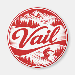 Imán recuerdos del teleférico al aire libre de Vail col