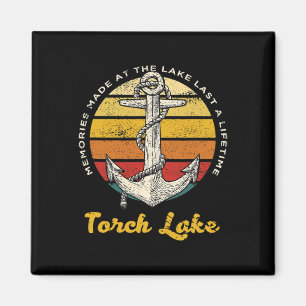 Imán Recuerdos en Torch Lake Duran Toda una Vida de Cam