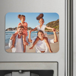 Imán Recuerdos Familiares Foto Personalizada