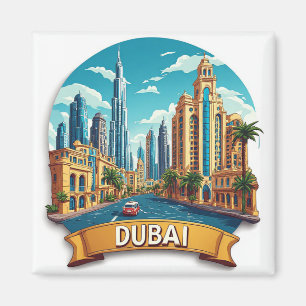 Imán 🧲 Recuerdos inolvidables de vacaciones en Dubái ✈