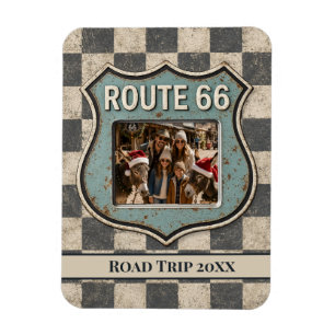 Imán Recuerdos personalizados de viaje por la Ruta 66